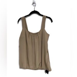 NWT Talula Babaton silk camisole tank, tan, size large